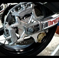 Kawasaki 2003-2004 ZX6/636 Radial Caliper Bracket using Large Rotor by FullThrottle