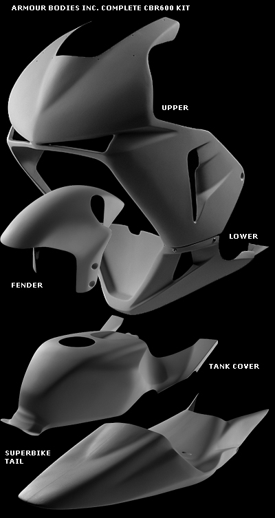 03/04 Hon CBR600 SuperBike Kit